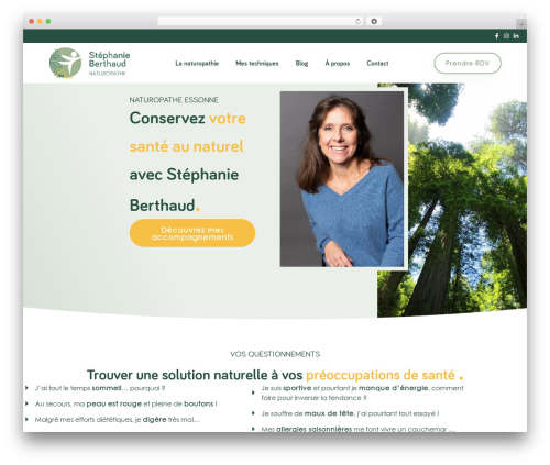 DDesign WordPress theme - sbnaturopathe.fr