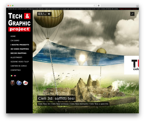 FlowAway WordPress theme - produzione.tegp.it