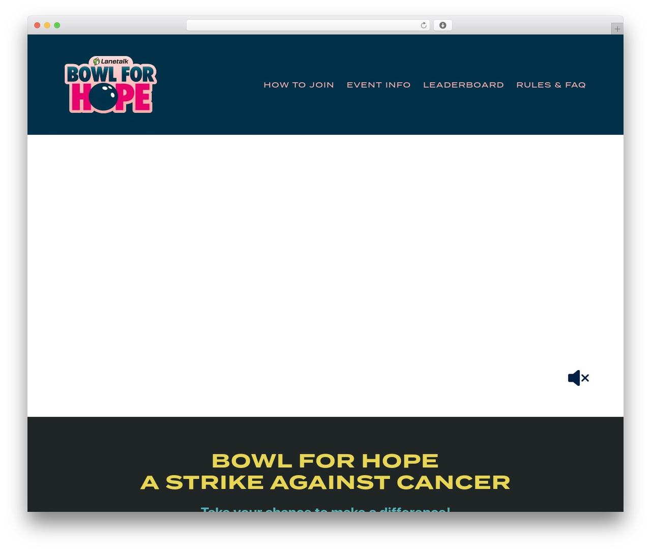 Lanetalk theme WordPress - bowlforhope.com
