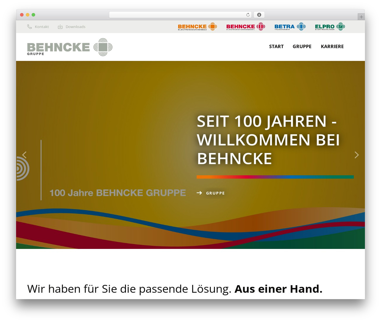 Mediatouch WordPress theme - behncke.de