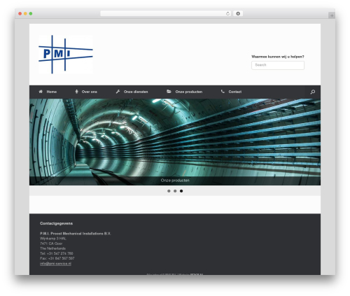 PMI WordPress theme - pmi-service.nl