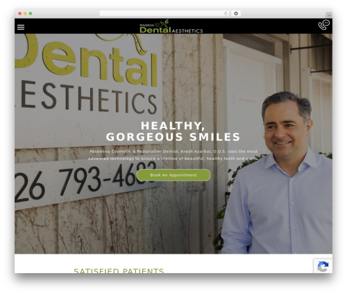 RM theme WP theme - pasadenadentalaesthetics.com