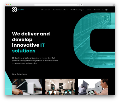 SG Solutions Theme theme WordPress - sgsolutions.com.mt
