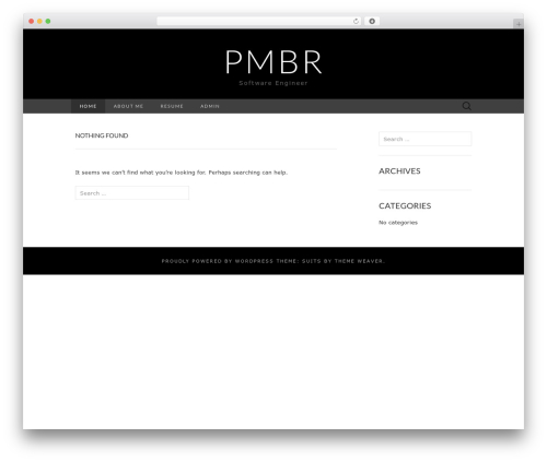 Theme WordPress Suits – WordPress.com - pmbr.net/blog
