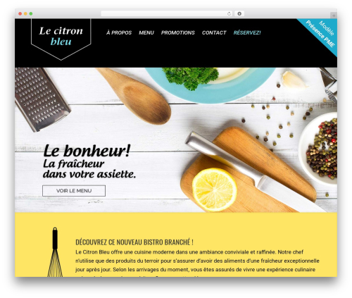 Alligator menu popup WordPress plugin - presence-pme.lashopweb.com