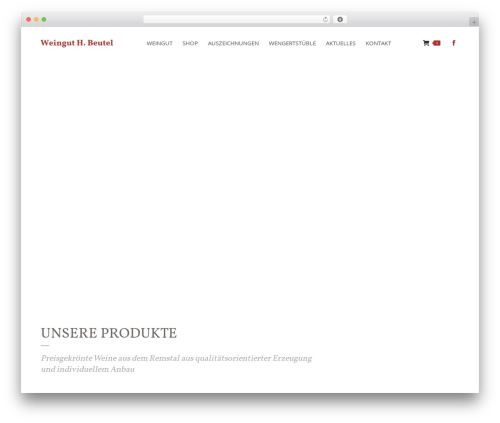 Theme WordPress The7 - weingut-beutel.de