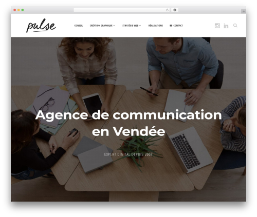 WordPress theme Capri - pulsecommunication.fr