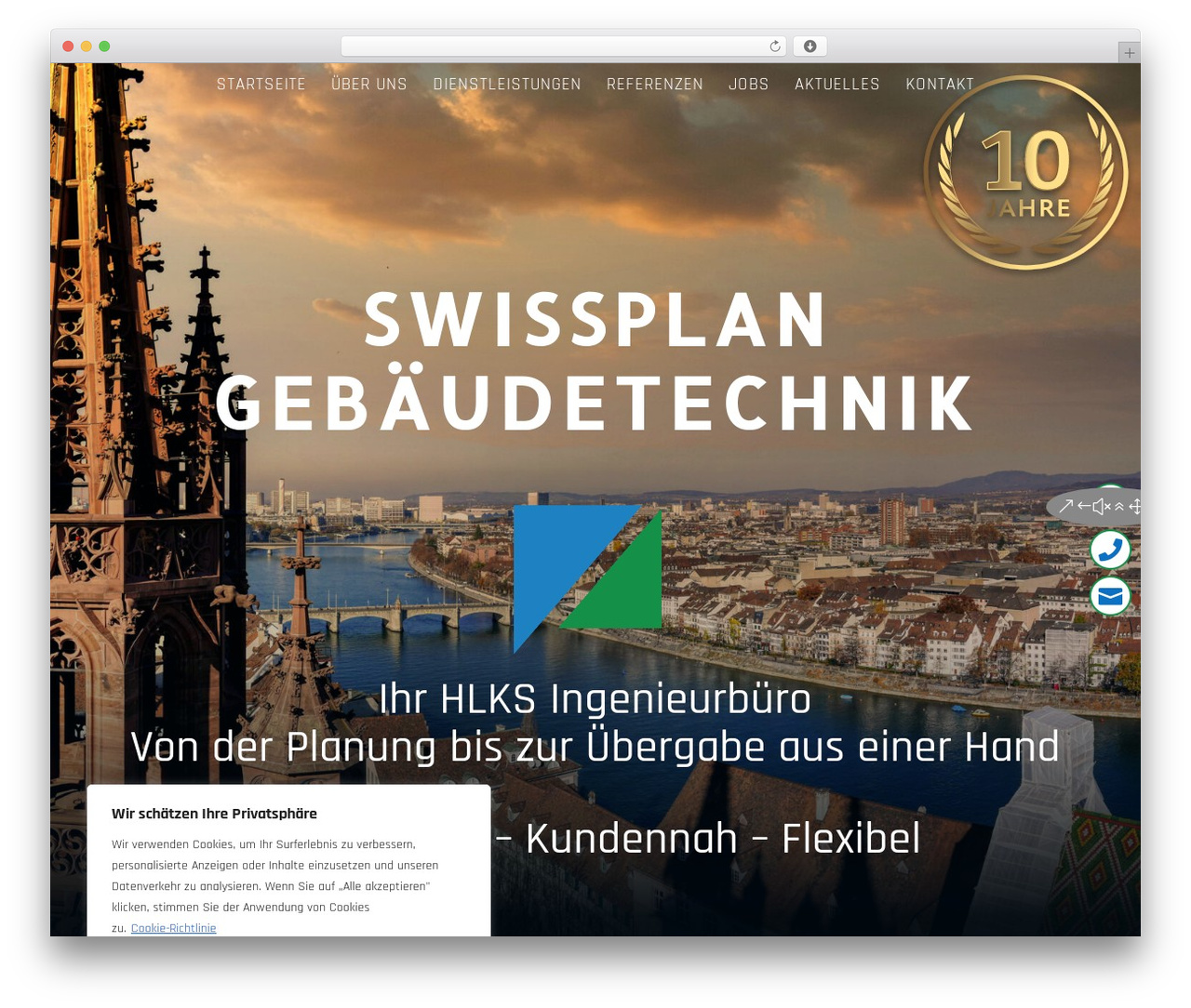 WordPress theme Divi - swissplan-gbt.ch