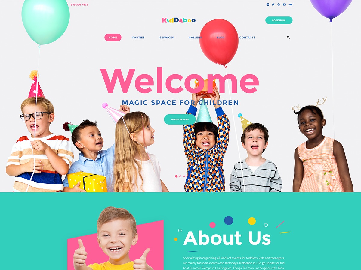 WordPress theme kiddaboo