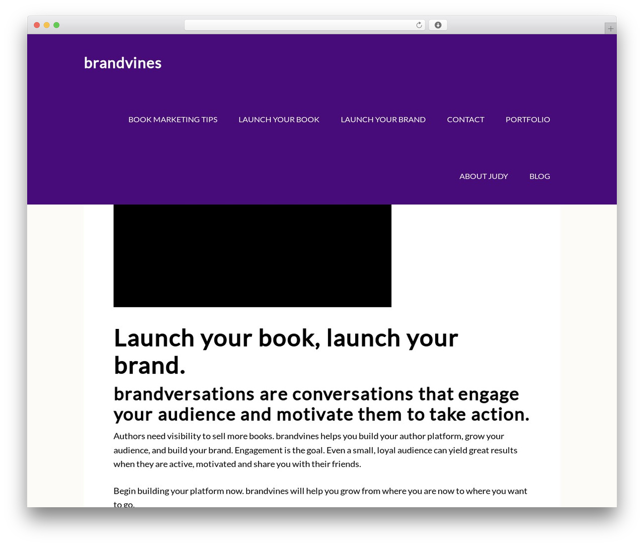 WordPress theme Author Pro Theme - brandvines.com WordPress theme Author Pro Theme - brandvines.com