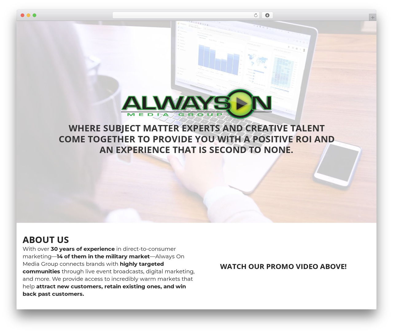 WordPress theme Beaver Builder Theme - alwaysonmediagroup.com WordPress theme Beaver Builder Theme - alwaysonmediagroup.com