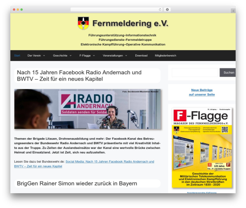 WordPress theme GeneratePress - fmring.de