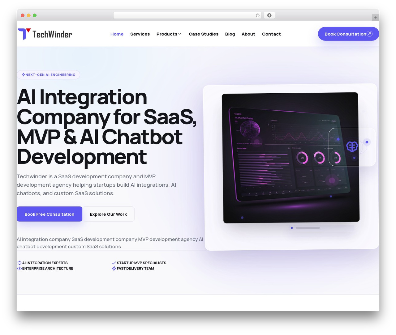 WordPress theme Weebix - techwinder.com