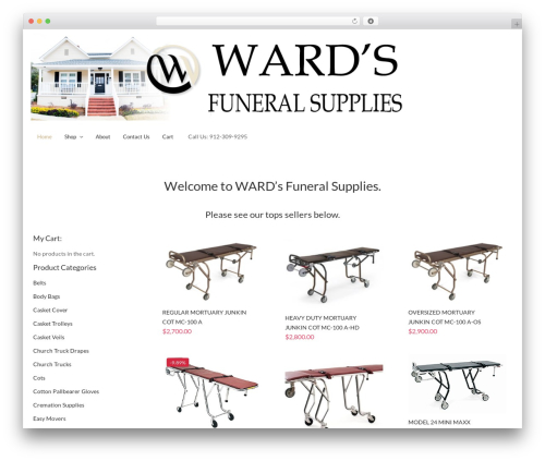 WP theme WR Nitro - wardstransportservice.com