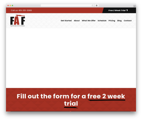 WP theme Zyth - functionallyactivefitness.com