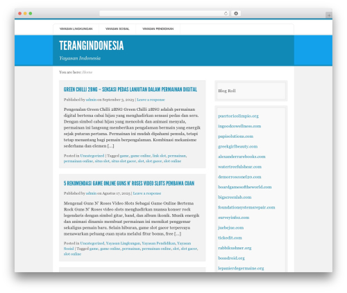 WP theme Live Wire - terangindonesia.org