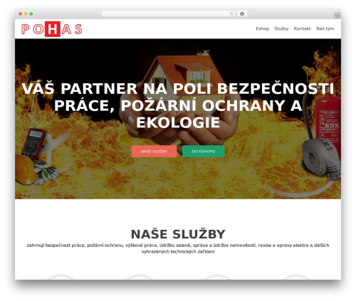 Zerif Lite free website theme - pohas.cz