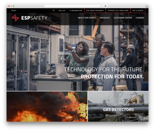Zero WordPress theme - espsafetyinc.com