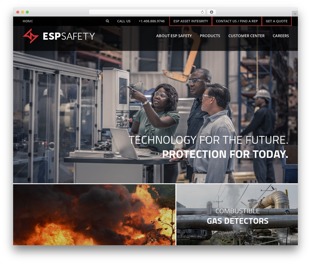 Zero WordPress theme - espsafetyinc.com