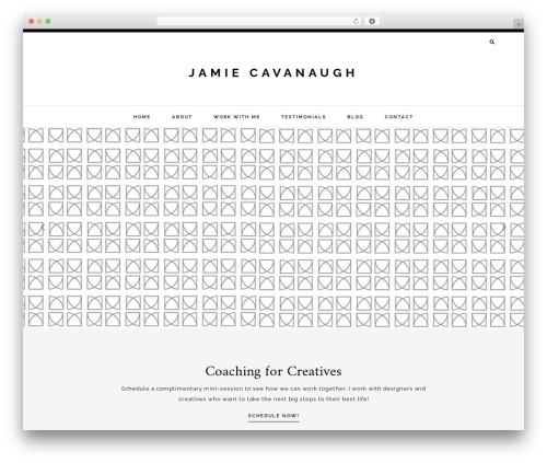 Analogue theme WordPress - jamiecavanaugh.com