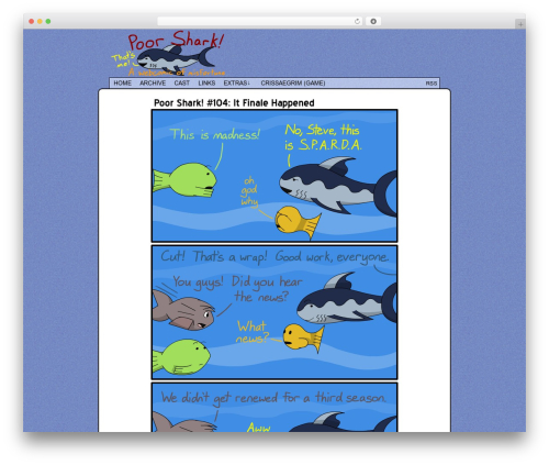 ComicPress free WP theme - poorshark.com
