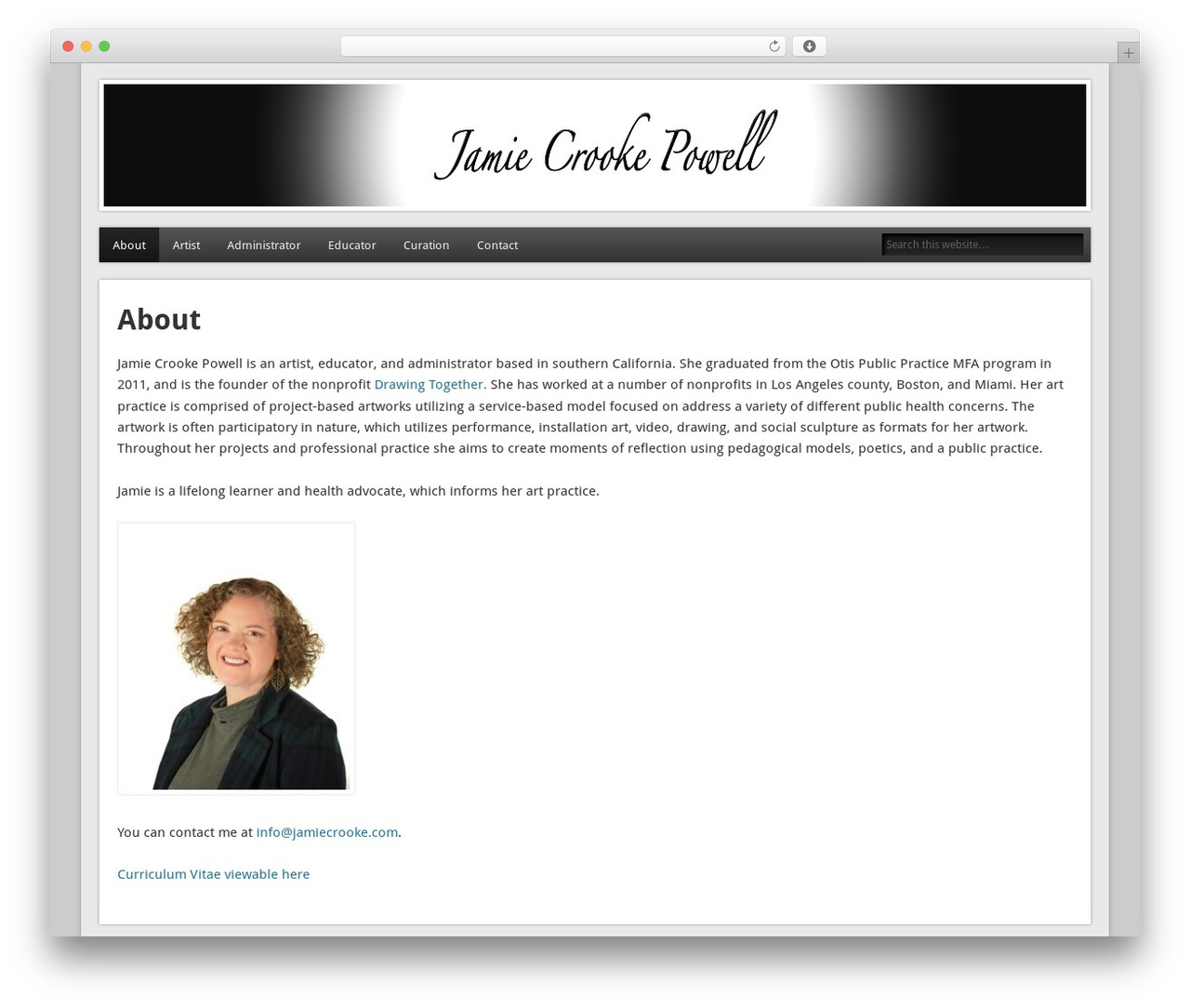 Esplanade WordPress theme - jamiecrooke.com