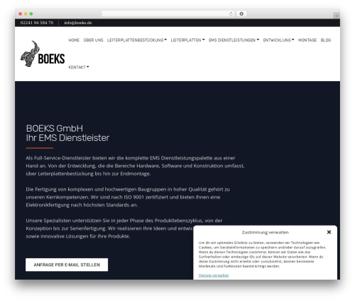 Industify WordPress theme - boeks.de