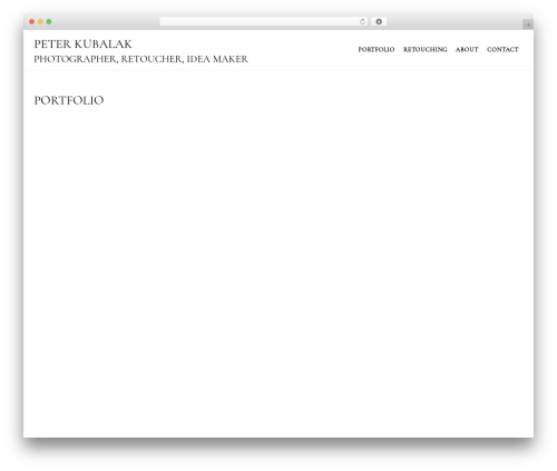 Monopol theme WordPress - peterkubalak.com