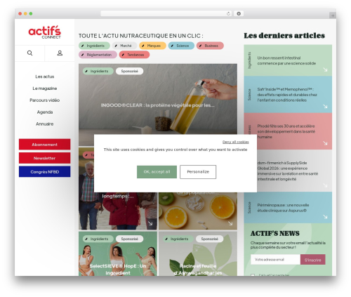Pixel.bzh WordPress theme - actifs-connect.com