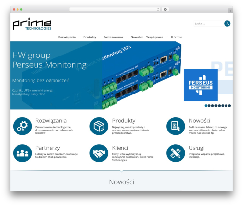 Prime Technologies theme WordPress - primetechnologies.pl