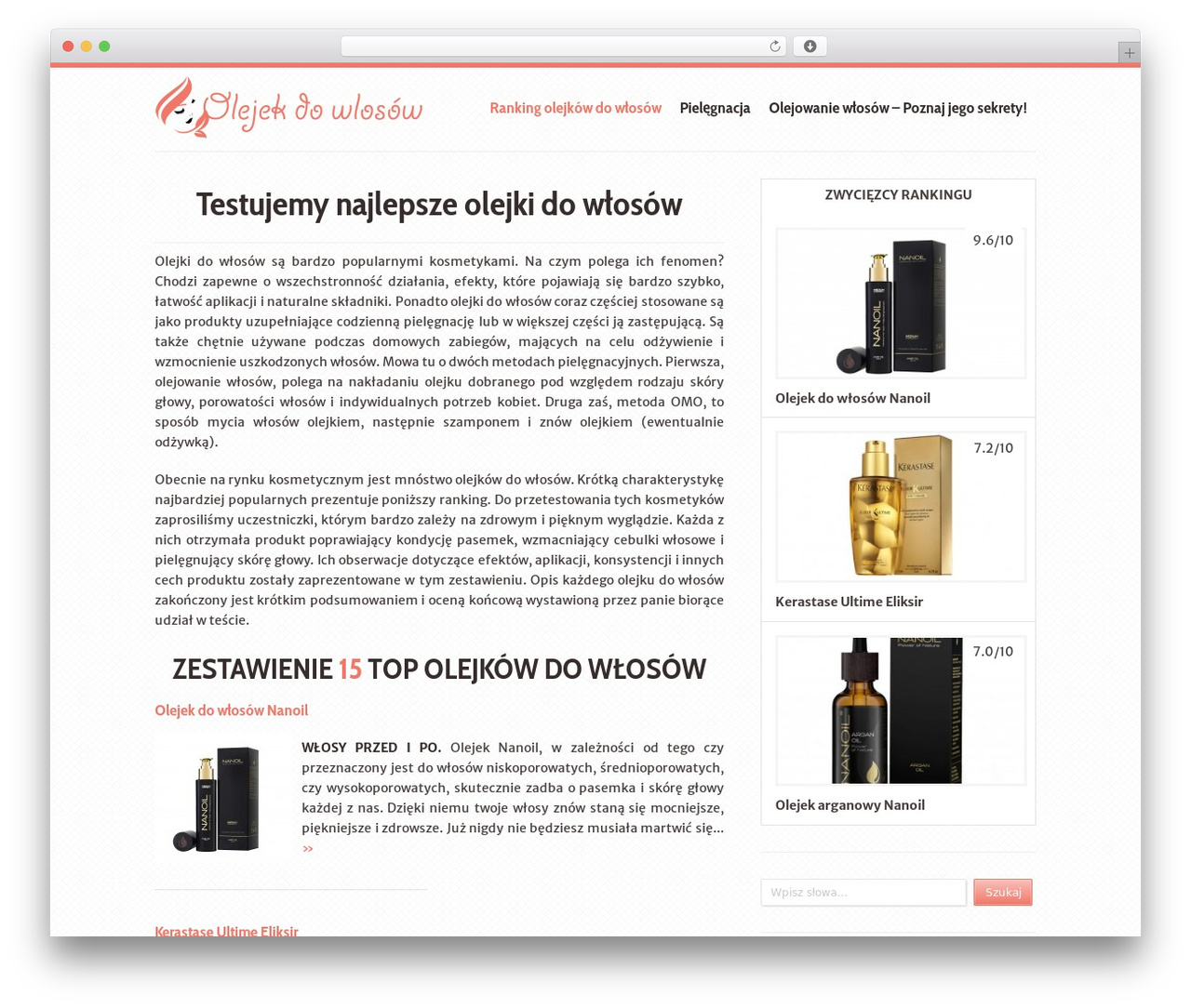 Pureview WordPress theme - olejekdowlosow.eu Pureview WordPress theme - olejekdowlosow.eu