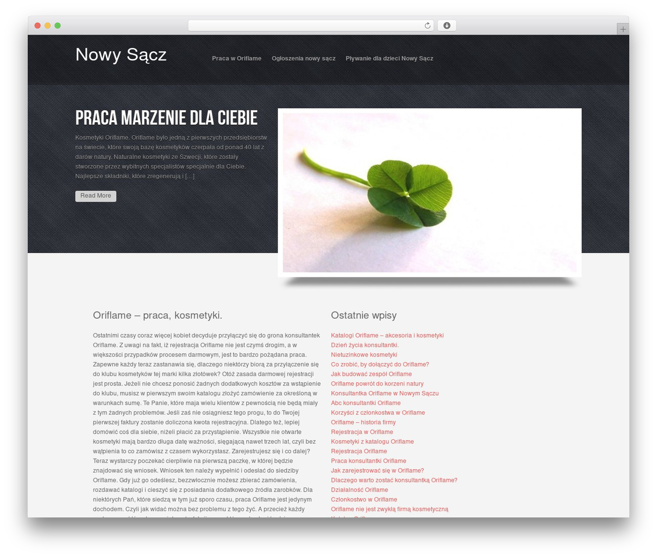 Rolex WP theme - praca.nsacz.eu