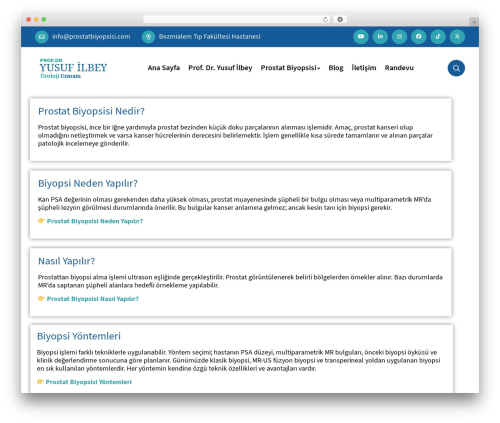 Theme WordPress Medixi - prostatbiyopsisi.com