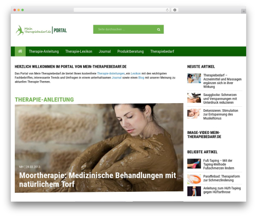 Theme WordPress A Good Start - portal.mein-therapiebedarf.de