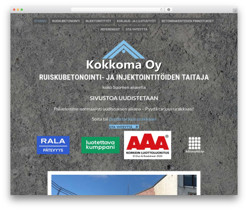 Theme WordPress Beaver Builder Theme - kokkoma.fi
