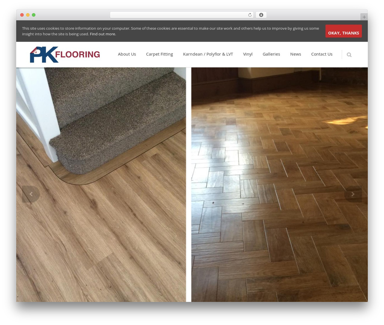 Theme WordPress Converio - pkflooring.co.uk