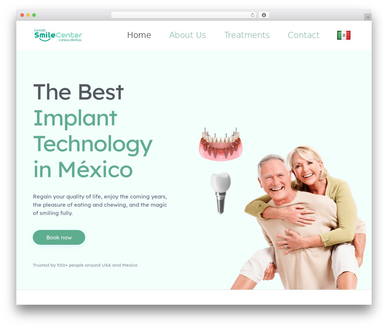 Theme WordPress Dantal - laredosmilecenter.com