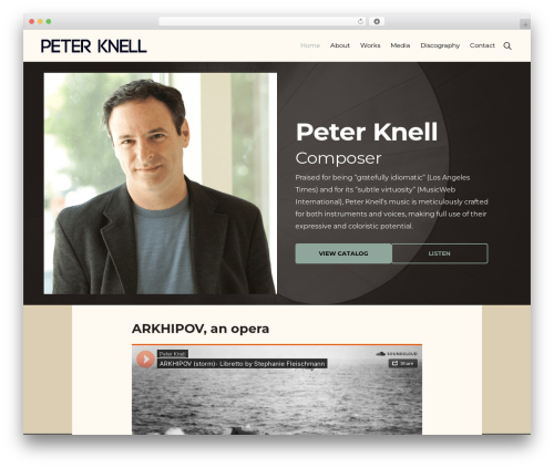 Theme WordPress Peter Knell - peterknell.com