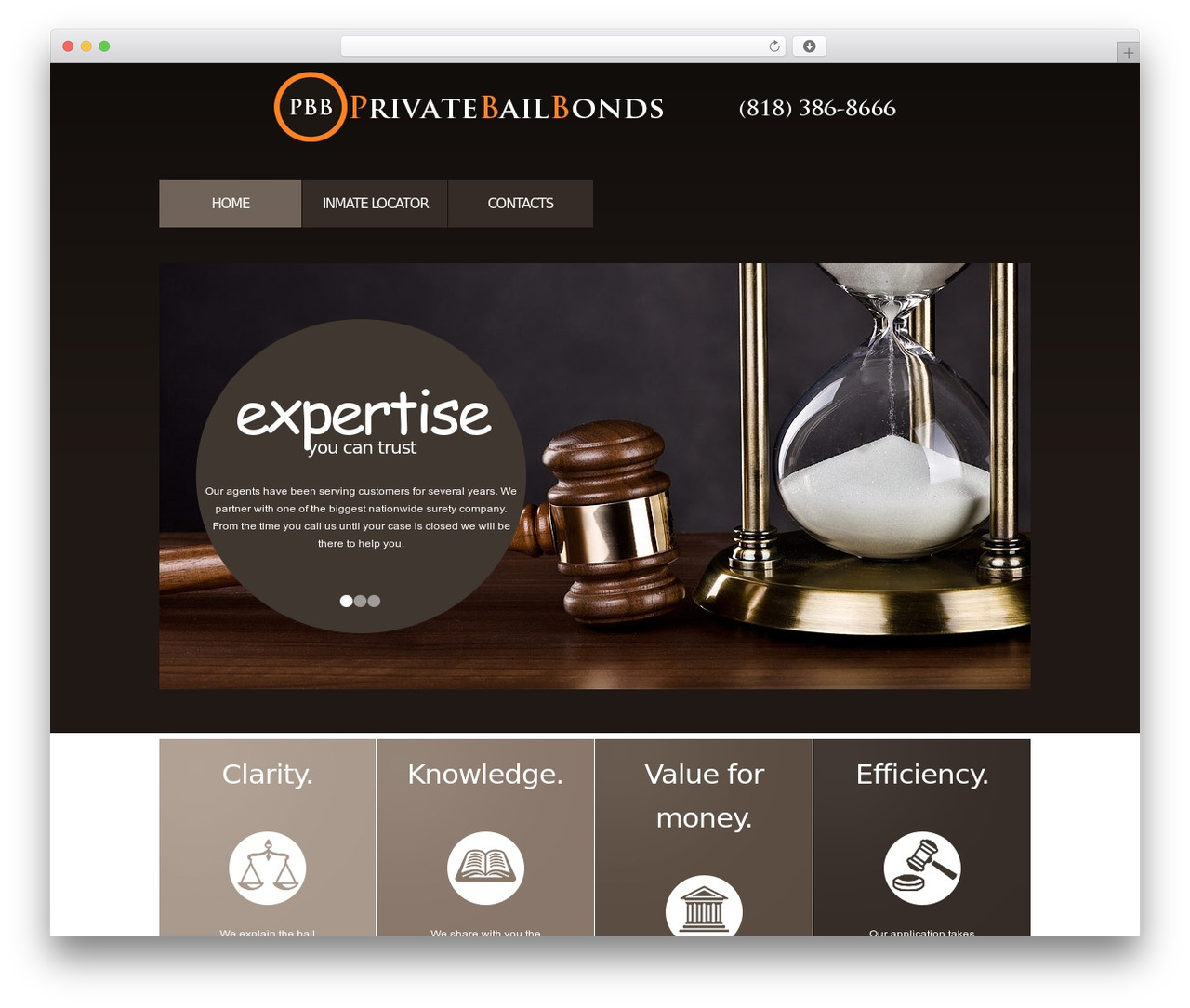 theme1580 theme WordPress - privatebailbonds.com