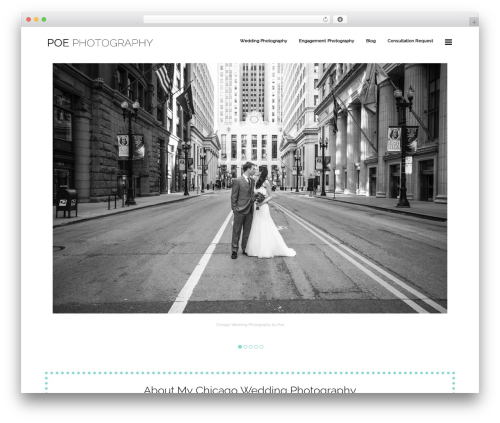 Themify Flatshop WordPress theme image - poephotography.com
