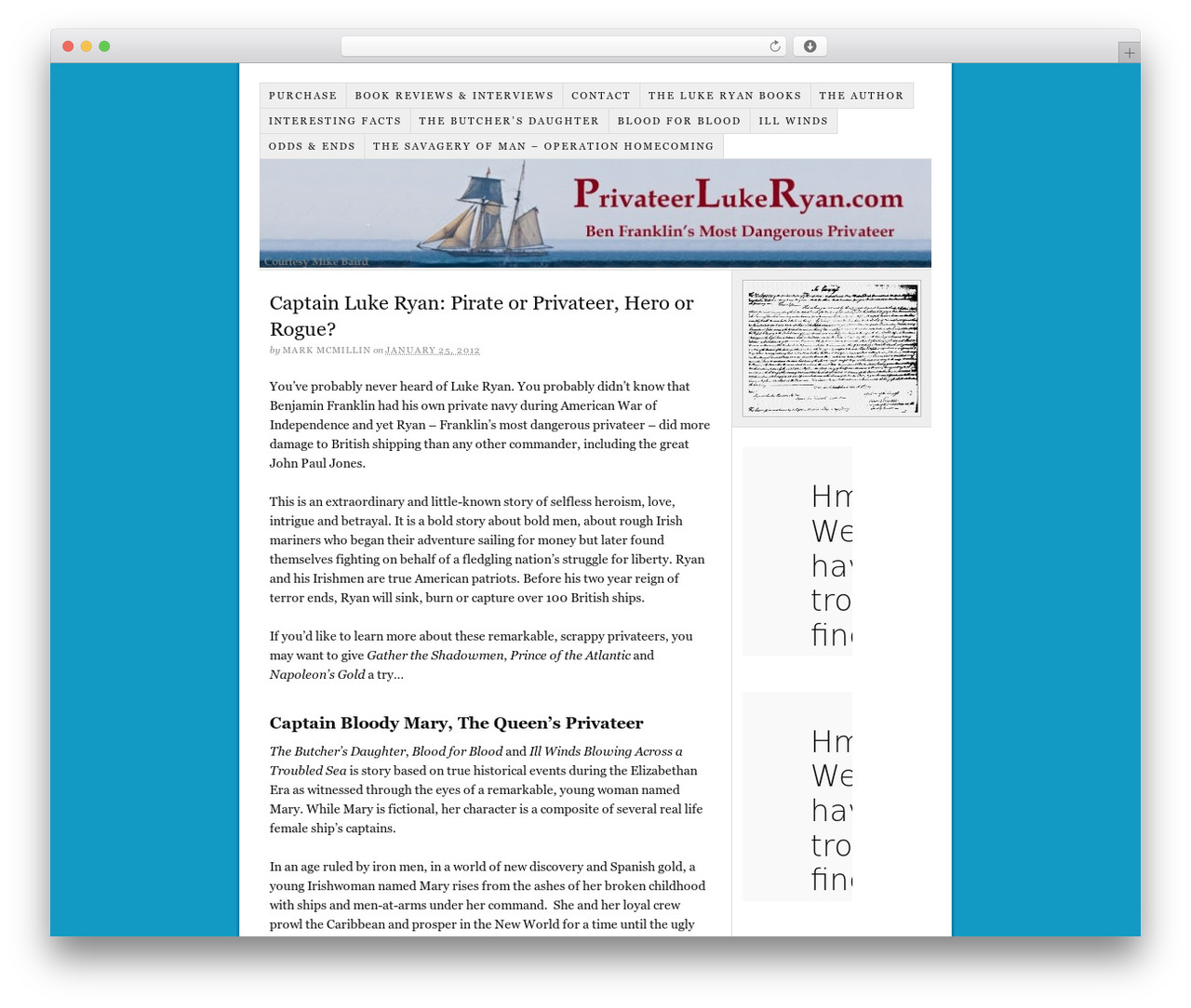 Thesis WordPress theme - privateerlukeryan.com Thesis WordPress theme - privateerlukeryan.com