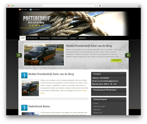 Warpack WordPress theme design - poetsbedrijf.com