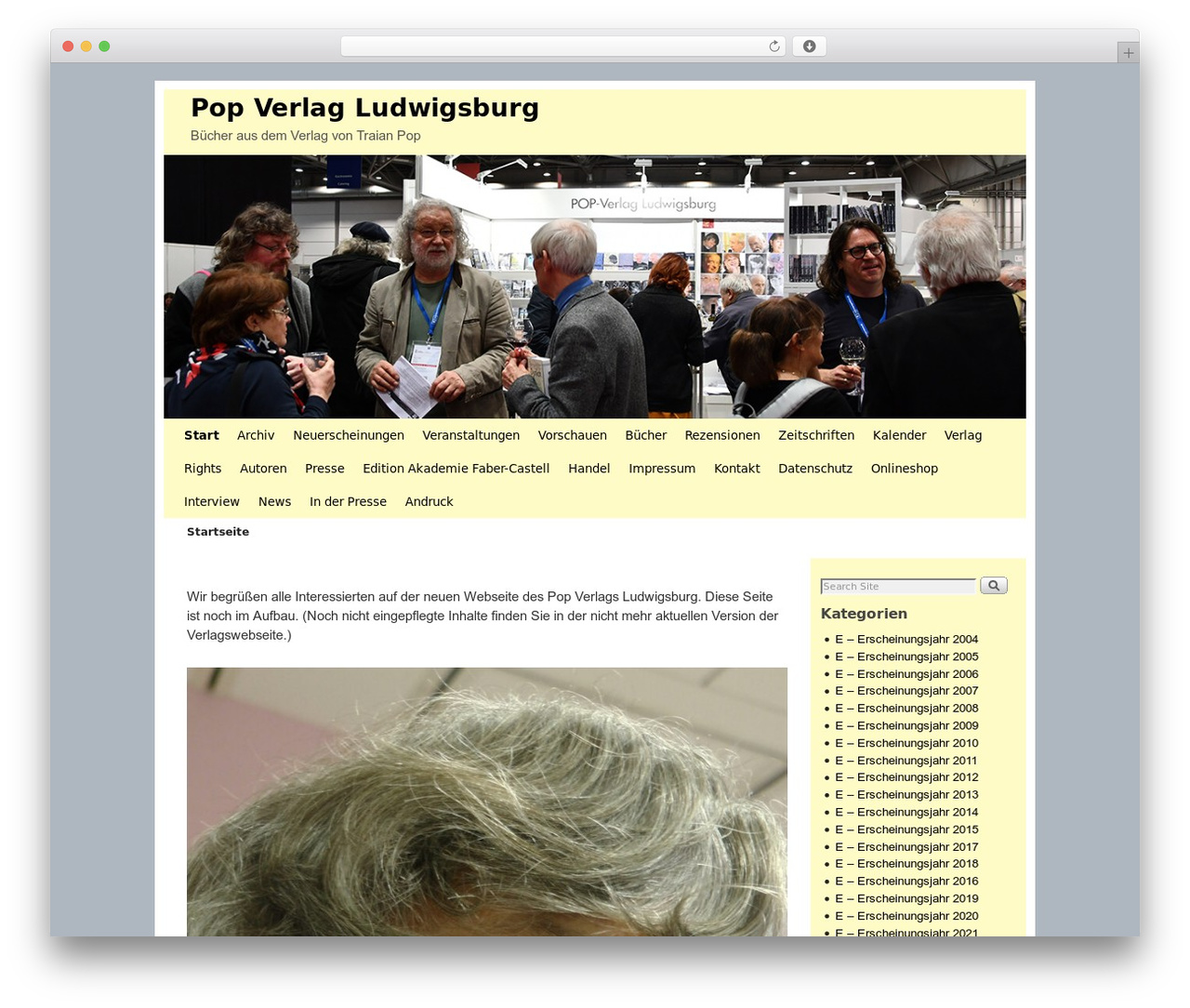 Weaver II WordPress theme - pop-verlag.com Weaver II WordPress theme - pop-verlag.com