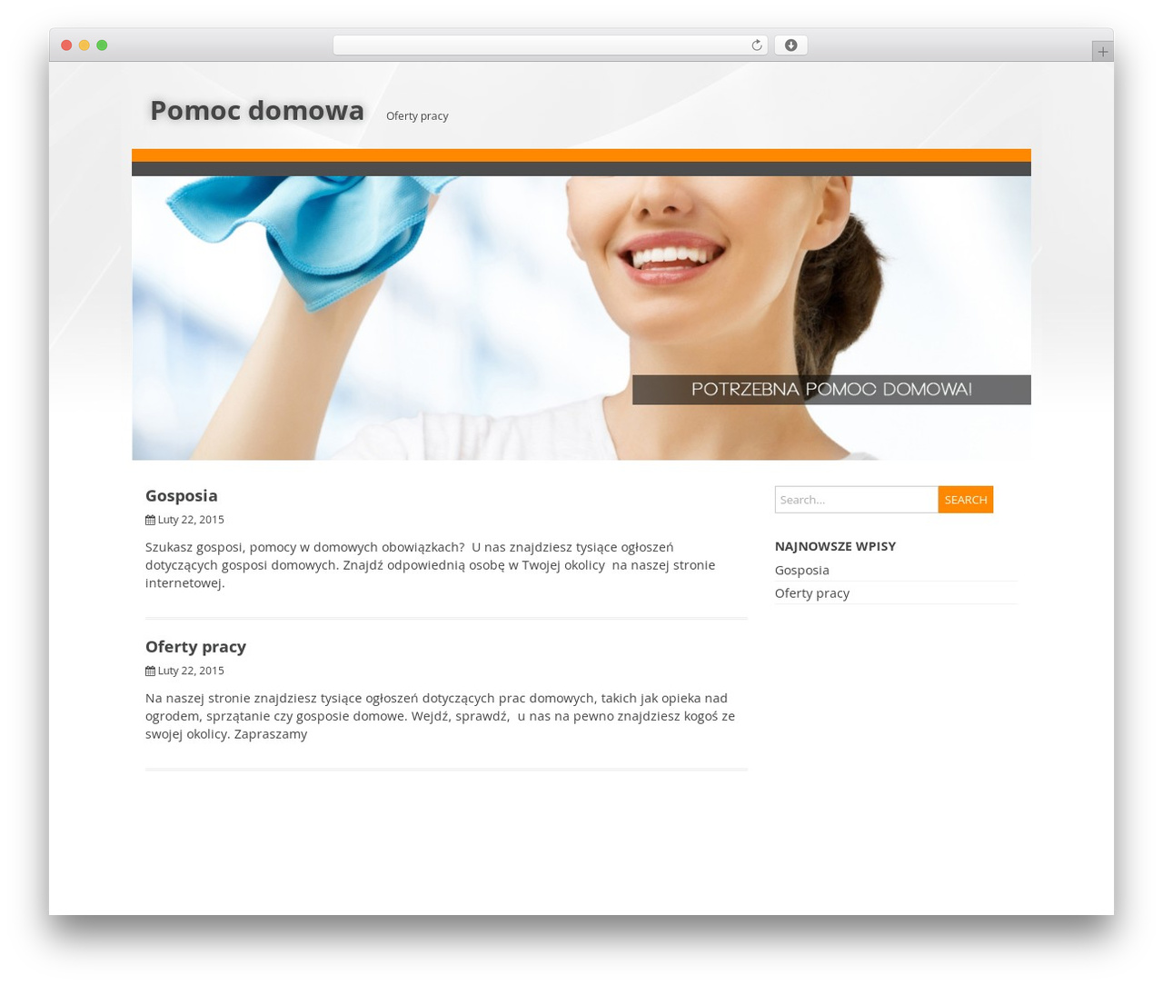 WordPress theme Dream - pomocdomowa.com WordPress theme Dream - pomocdomowa.com