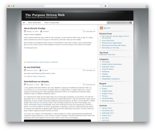 WordPress theme INove - purposedrivenweb.com