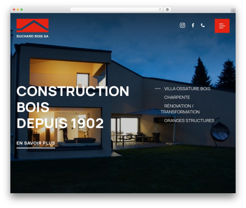 WordPress theme Base WP Theme - buchardbois.ch