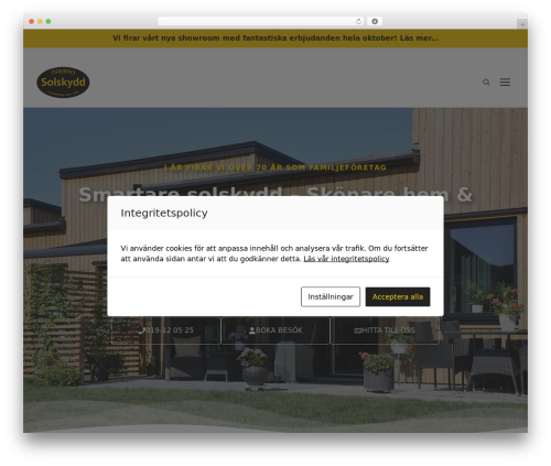 WordPress theme GeneratePress - orebrosolskydd.se