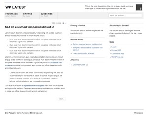 WordPress theme Grid Focus by Derek Punsalan