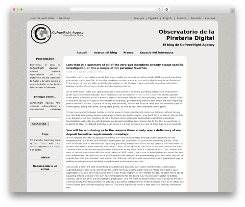 Wp cumulus WordPress plugin - pirateriadigital.es