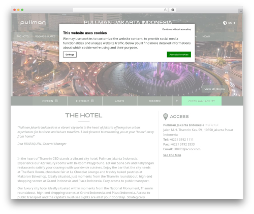 Accor app push WordPress plugin - pullmanjakartaindonesia.com